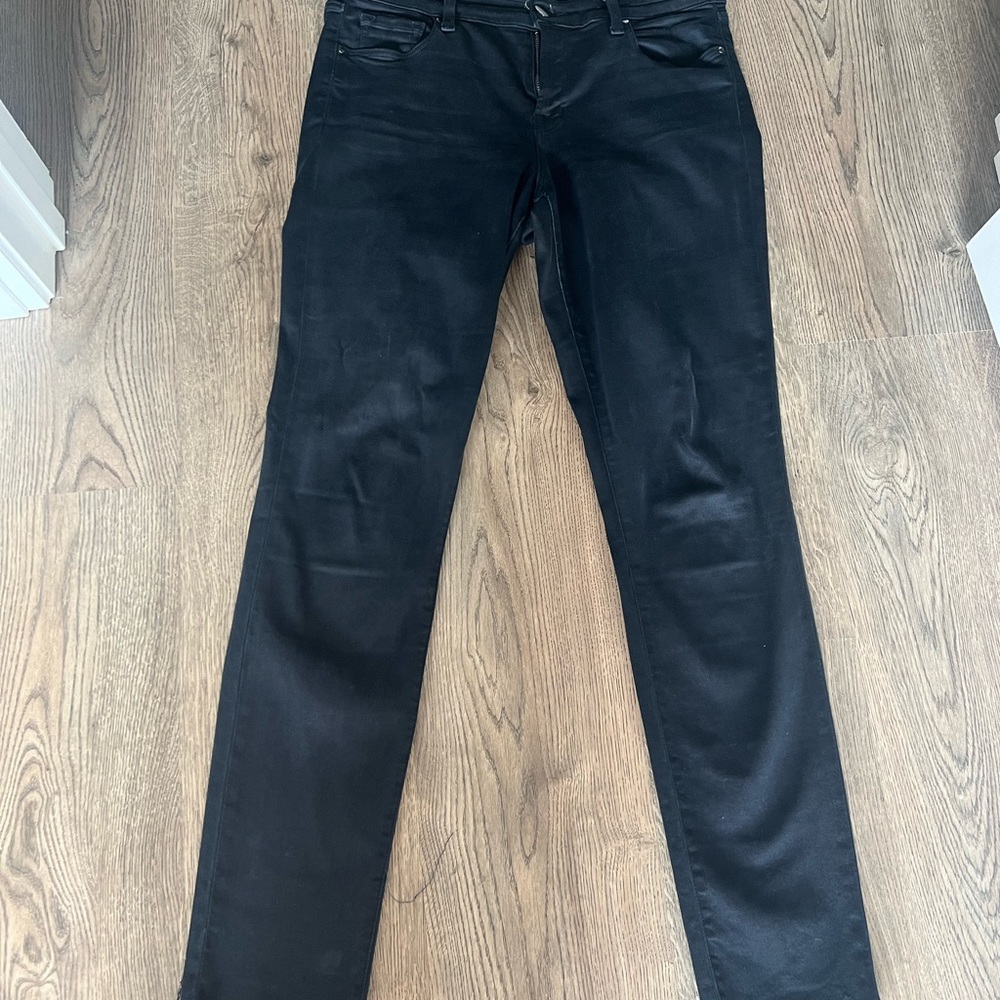 J Brand Mid-Rise Skinny Leg Dark Grey, Size 28